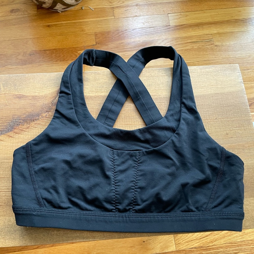 Lululemon black sports bra size 8